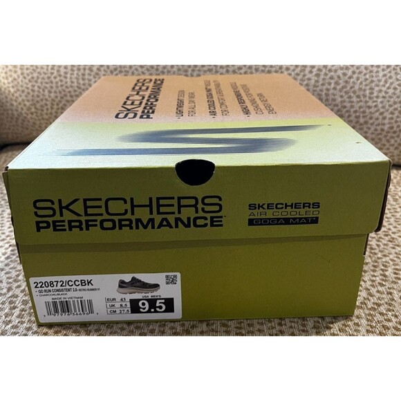 Skechers Go Run Consistent 2.0 Athletic Charcoal / Black Sneakers size 9.5 NEW - Picture 10 of 11